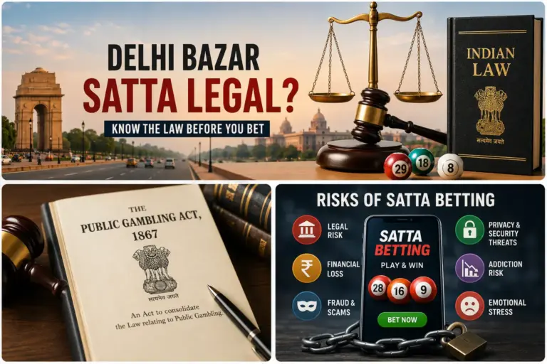 Is Delhi Bazar Satta Legal?