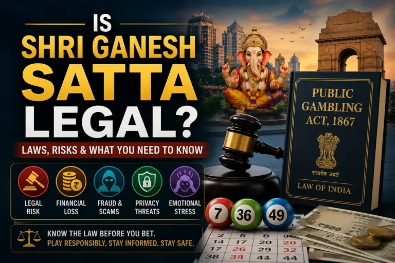 Is Shri Ganesh Satta Legal?